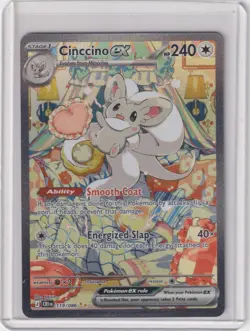 Pokemon TCG: Cinccino EX 119/086 SIR Special Illustration Rare Chaos Rising NM - Image 1