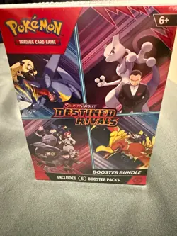 Pokemon TCG Scarlet & Violet Destined Rivals Booster Bundle Box 6 Packs Sealed - Image 1