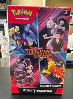 Pokemon TCG S&V-Destined Rivals Booster Bundle 6 Packs English-Free Shipping 💥 - Image 1