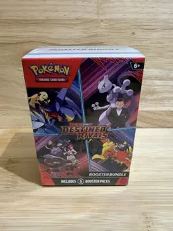 Pokemon TCG Destined Rivals Booster Bundle (6 packs) Factory Sealed - Image 1