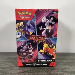 Pokemon TCG Scarlet & Violet: Destined Rivals Booster Bundle | 6 Packs | New - Image 1