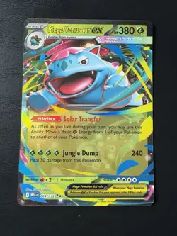 Pokemon Mega Evolution Ivysaur IR 134/132 and Mega Venusaur EX Ultra Rare Lot - Image 4
