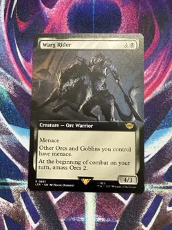 Warg Rider Extended Art LTR 831 (MTG Lord of the Rings 2023) - Image 1