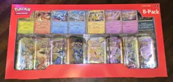 Pokemon TCG: Scarlet & Violet Prismatic Evolutions 8 Pack Mini Tin Set NEW - Image 1