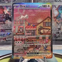 Mew ex SVP 053 Pokemon TCG Scarlet Violet 151 Black Star Promo Full Art NM/M - Image 1