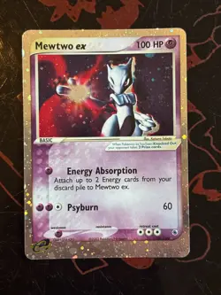 Pokemon TCG - Mewtwo ex #101/109 Holo Ultra Rare e-Reader Card 2003 - Near Mint - Image 2