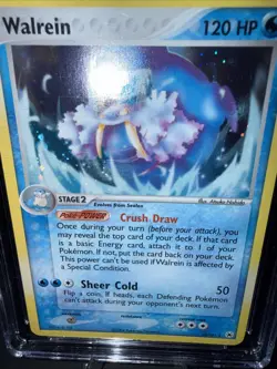 2004 Pokemon EX Hidden Legends Walrein 15/101 Holo Rare CGC 9 MINT Graded ❄💎🐗 - Image 4