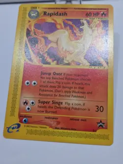 2002 Pokemon Rapidash #51 WOTC Black Star Promo Vintage E-Reader TCG MINT COMP - Image 3