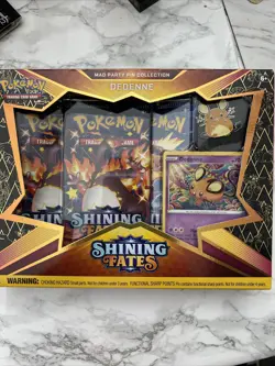 Pokemon TCG SHINING FATES MAD PARTY PIN COLLECTION 1 Box (SEALED) 820650808685 - Image 3