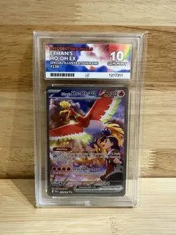 Pokemon TCG Ethan's Ho-Oh EX Sir Destined Rivals 230/182 Ace 10 Perfect Subs !🔥 - Image 1