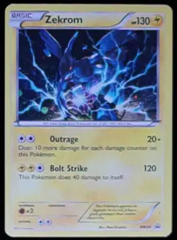 Pokemon Zekrom Black & White BW24 Holo Promo LP - Image 4