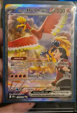 Pokemon TCG Ethan's Ho-Oh EX Sir Destined Rivals Card 230/182 Mint - Image 5
