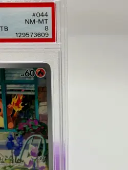 2023 POKEMON OBSIDIAN FLAMES POKEMON CENTER ETB PROMO SVP #044 CHARMANDER PSA 8 - Image 3