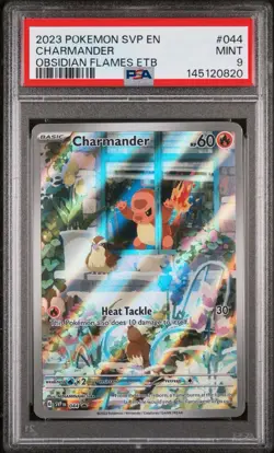 2023 POKEMON SVP EN-SV BLACK STAR PROMO #044 CHARMANDER OBSIDIAN FLAMES ETB - Image 1