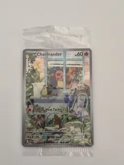 Pokemon TCG - Obsidian Flames ETB Charmander SVP 044 Promo Card - SEALED - Image 1