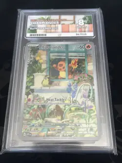 Pokemon TCG Charmander 044 BSP Obsidian Flames ETB Black Star Promo 2023 Ace 8 - Image 1