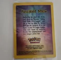 Factory Sealed Ancient Mew Promo Holo Card - Pokemon TCG English 2000 WotC - Image 2