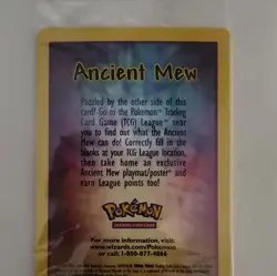 Factory Sealed Ancient Mew Promo Holo Card - Pokemon TCG English 2000 WotC - Image 3