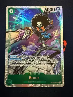BROOK OP15-032 SUPER RARE ADVENTURE ON KAMI'S ISLAND ONE PIECE FOIL - Image 1