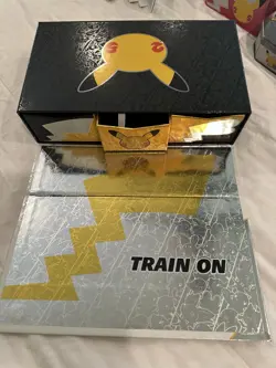 EMPTY STORAGE BOXES, TINS POKEMON CELEBRATIONS 25TH ANNIVERSARY. Empty. Read - Image 4