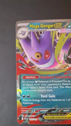 Pokemon Mega Gengar ex 056/094 PRIZE PACK SERIES 9 Play Stamp Promo - Image 2