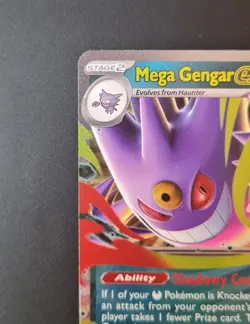 Pokemon Mega Gengar ex 056/094 PRIZE PACK SERIES 9 Play Stamp Promo - Image 4