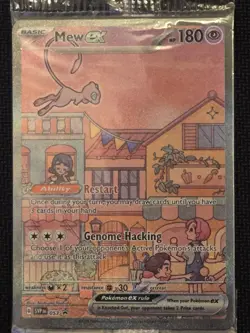 Pokemon TCG Mew EX 053 SIR Black Star Promo 151 NM SEALED, Fast Ship, US Seller - Image 1