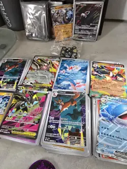 Pitch Black Pokemon Centre Bundle 250 Cards Promo And Accessories Included Tcg - Image 1