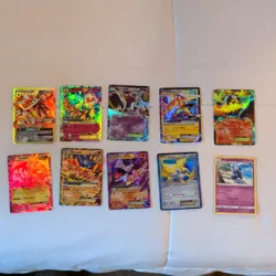Pokemon TCG 50-Card Mixed Lot Foil EX GX Mega - Groudon Gengar Mewtwo - Image 3