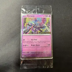 Xerneas 064/132 Mega Evolution Stamped Promo Sealed Pokemon TCG Exclusive - Image 1