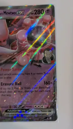 Team Rocket’s Mewtwo EX 081/182 Stamp Play! Prize Pack Pokemon TCG NM - Image 4