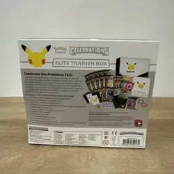 Pokemon 25th Celebrations Elite Trainer Box (ETB) Factory Sealed w/ Minor Defect - Image 4
