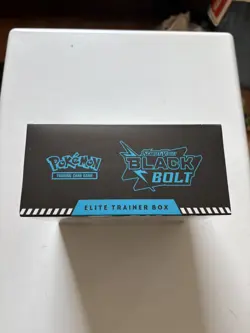Pokemon TCG Black Bolt Elite Trainer Box (ETB) - New & Factory Sealed - Image 2