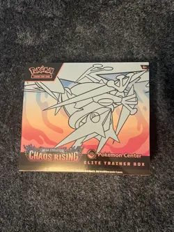 Pokemon Chaos Rising Pokemon Center ETB Elite Trainer Box Sealed - Image 1