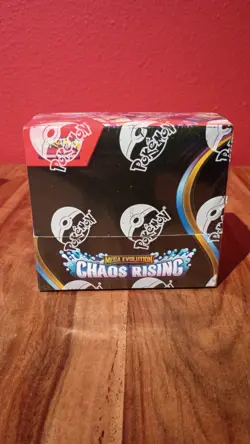 Pokemon Center Chaos Rising Booster Box Factory Sealed 36 Packs ME04 Pokemon TCG - Image 1