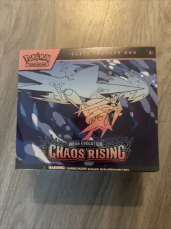 Pokemon Mega Evolutions ME4 Chaos Rising Elite Trainer Box Sealed ETB Small Rip - Image 1