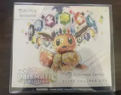 Pokemon TCG Prismatic Evolutions Pokemon Center Exclusive Elite Trainer Box ETB - Image 1