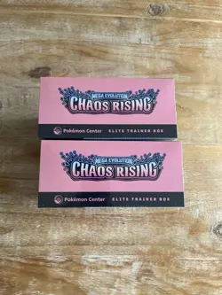 x1 Pokemon TCG Pokemon Center Chaos Rising Elite Trainer Box ETB New Sealed - Image 5