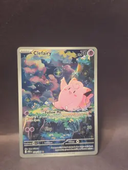 Pokemon TCG Clefairy 094/088 Me03: Perfect Order Holo Card Illustration Rare NM - Image 1