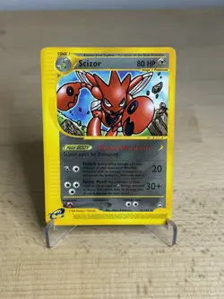 Scizor 032/147 | Aquapolis | 2002 Pokemon TCG Card | LP Non-Holo - Image 1