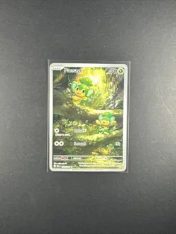 NM Pansage White flare Illustration Rare 089/086. Pokemon TCG S&V 2025 - Image 1