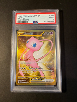 2023 Pokemon TCG Scarlet & Violet 151 - Mew ex 205/165 Hyper Rare PSA 9 MINT!! - Image 1
