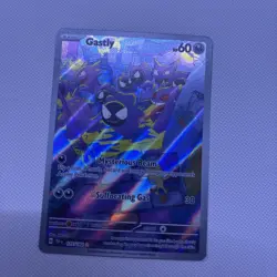 Pokemon TCG Gastly 177/162 Temporal Forces Illustration Rare Holo Card English - Image 1