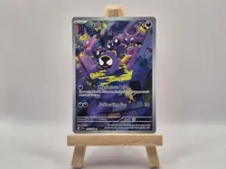 Pokemon TCG Gastly Card S&V Temporal Forces Illustration Rare Holo 177/162 - Image 1