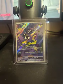 Pokemon TCG Gastly 177/162 Temporal Forces Illustration Rare - Image 1