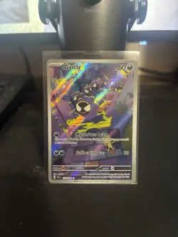 Pokemon TCG Gastly 177/162 Temporal Forces Illustration Rare - Image 2