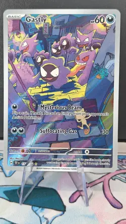 Pokemon TCG - SV: Temporal Forces - Gastly Illustration Rare 177/162 - NM - Image 1