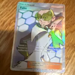 The Pokemon Company Pokemon TCG Faba 208/147 Burning Shadows UR Full Art Holo EN - Image 1