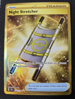 Night Stretcher 251/191 Pokemon 2024 Surging Sparks Gold Holo Hyper Rare - Mint - Image 3