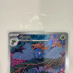 Gloom 198/197 Illustration Rare Obsidian Flames Pokemon Holo Moderately Played - Image 2